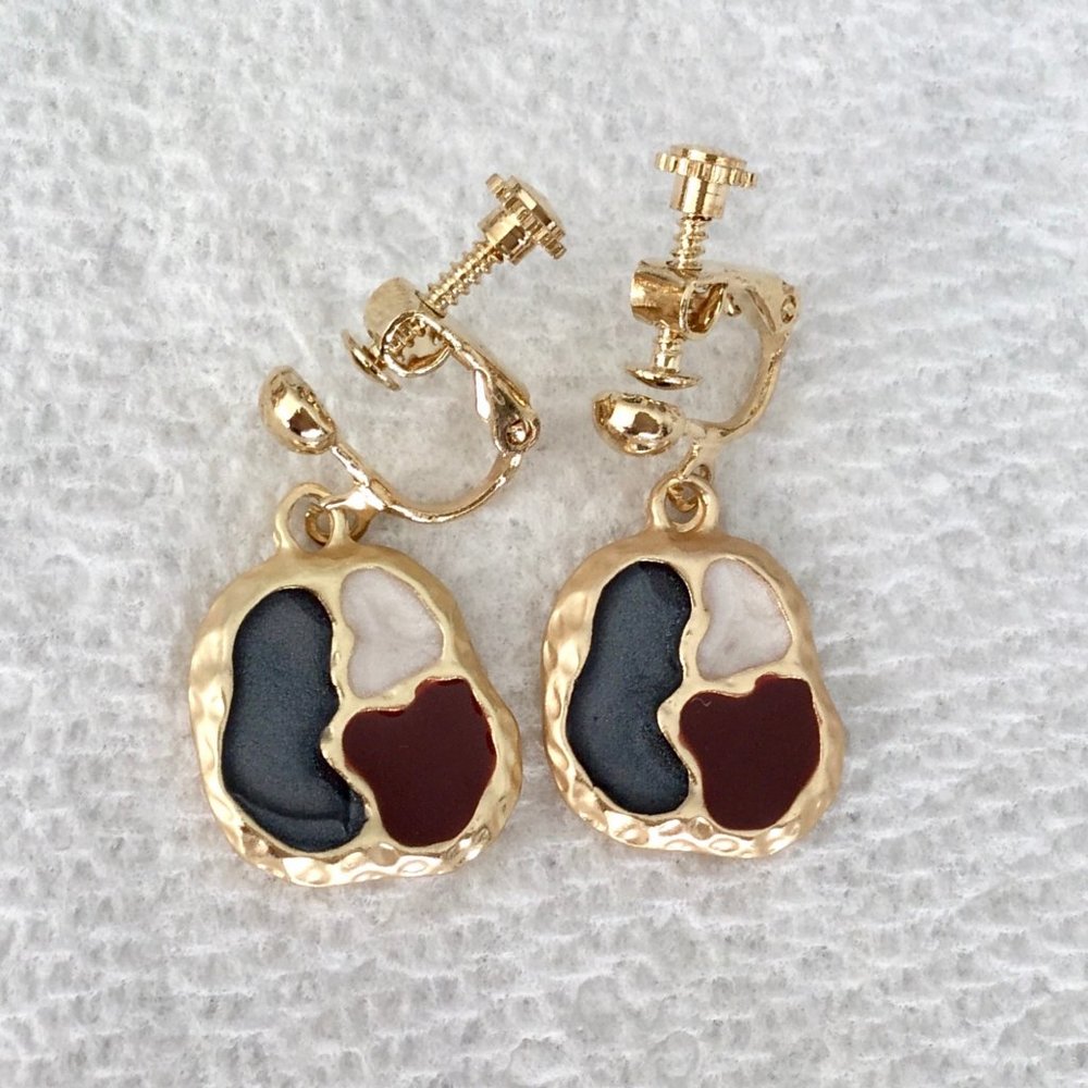 Paint Palette Clip-On Earrings